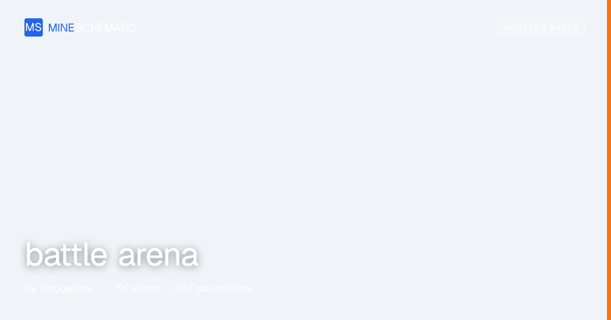 battle arena - Minecraft Schematic | MineSchematic