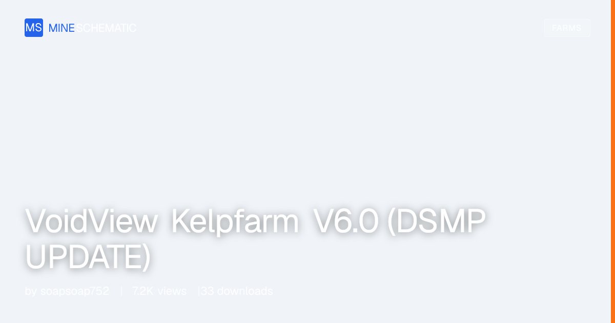 VoidView Kelpfarm V6.0 (DSMP UPDATE) - Minecraft Schematic ...