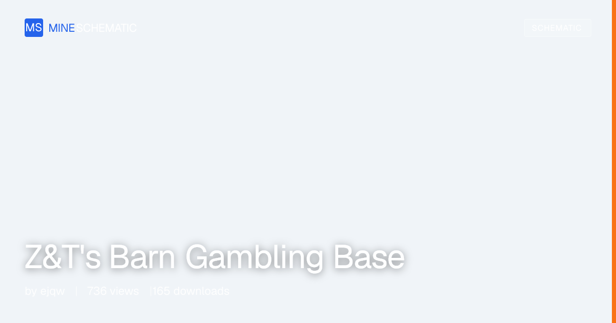 Z&T's Barn Gambling Base - Minecraft Schematic | MineSchematic